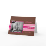 Pink Ribbon Birth Announcement