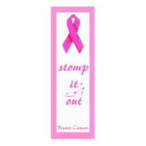 Pink Ribbon Bookmark for Breast Cancer Business Card