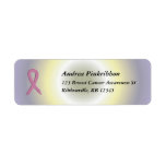 Pink Ribbon Breast Cancer colourful radial Avery L