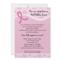 Pink Ribbon Breast Cancer Event Invitation