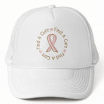 Pink Ribbon Breast Cancer Find A Cure hats