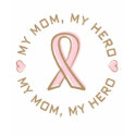 Pink Ribbon Breast Cancer My Mom My Hero t-shirts