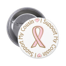 Pink Ribbon Breast Cancer Support Cousin