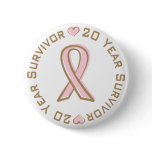 Pink Ribbon Breast Cancer Survivor 20 Years