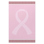 Pink Ribbon Breast Cancer Unlined Customized Stationery