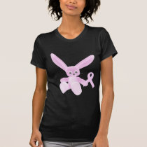 Pink Ribbon Bunny t-shirts