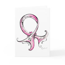 Pink Ribbon Greeting Cards