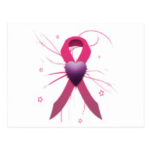 Pink Ribbon design Post Cards