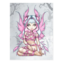 "Pink Ribbon Fairy" Postcard
