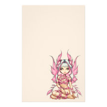 "Pink Ribbon Fairy" Stationery