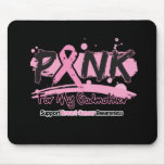 Pink Ribbon For My Godmother Breast Cancer Mouse Pad