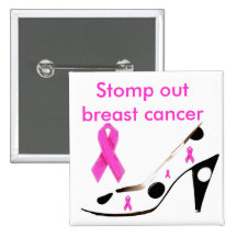 Pink Ribbon Heels Stomp Breast Cancer