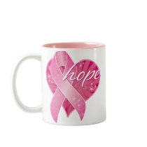 Pink Ribbon Hope Mug
