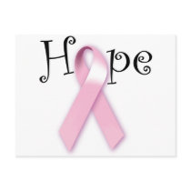 Pink Ribbon Hope Post Cards