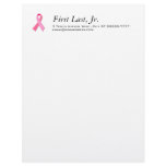 Pink Ribbon letterhead