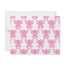 Pink Ribbon Love Announcements
