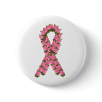 Pink Ribbon Made of Pink Roses