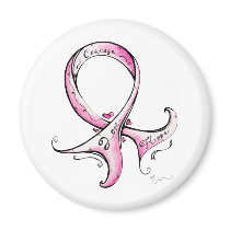 Pink Ribbon Magnet