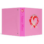 Pink Ribbon "Memories" Scrapbook or Photo Album binders