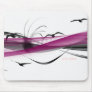 pink ribbon mouse pad