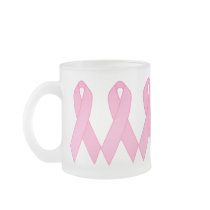 Pink Ribbon Mugs