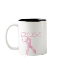 Pink Ribbon Coffee Mugs