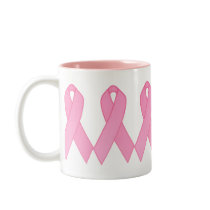 Pink Ribbon Coffee Mugs