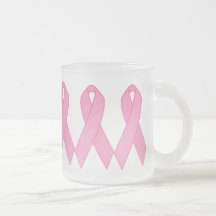 Pink Ribbon Mugs