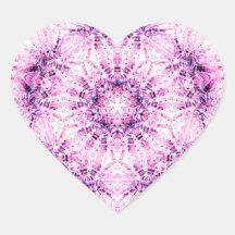 Pink Ribbon Nov 2012 Heart Stickers