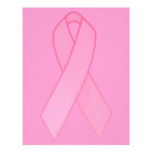 Pink Ribbon Personalized Letterhead