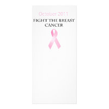 Pink ribbon rack card