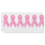 Pink Ribbon Custom Rack Cards