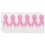 Pink Ribbon Custom Rack Cards