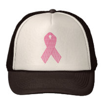 Pink Ribbon Repeating hats
