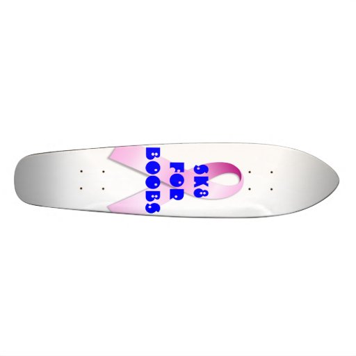 Pink Ribbon Skateboard