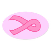 Pink Ribbon Stickers