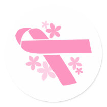 Pink Ribbon Sticker