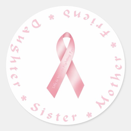 Pink Ribbon Sticker