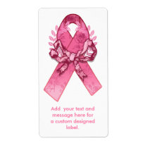 Pink Ribbon Survivor Shipping Labels