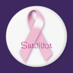 Pink Ribbon Survivor Magnet magnets