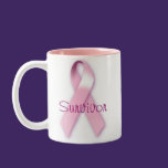 Pink Ribbon Survivor Mug mugs