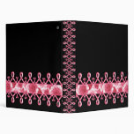 Pink Ribbon Thank You Binders