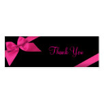 Pink Ribbon Thank You Card Business Cards