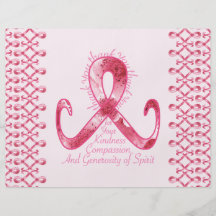 Pink Ribbon Thank You Full Color Flyer