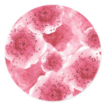 Pink Ribbon Thank You Stickers