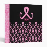 Pink Ribbon Today 3 Ring Binder