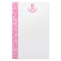 Pink Ribbon Today Customized Stationery