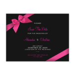 Pink Ribbon Wedding Save the Date 4