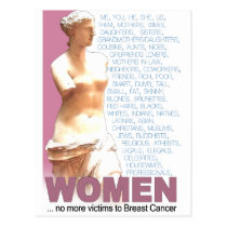 Pink Ribbon Women postcards