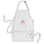 Pink Ribbons Breast Cancer Heart & Soul Apron